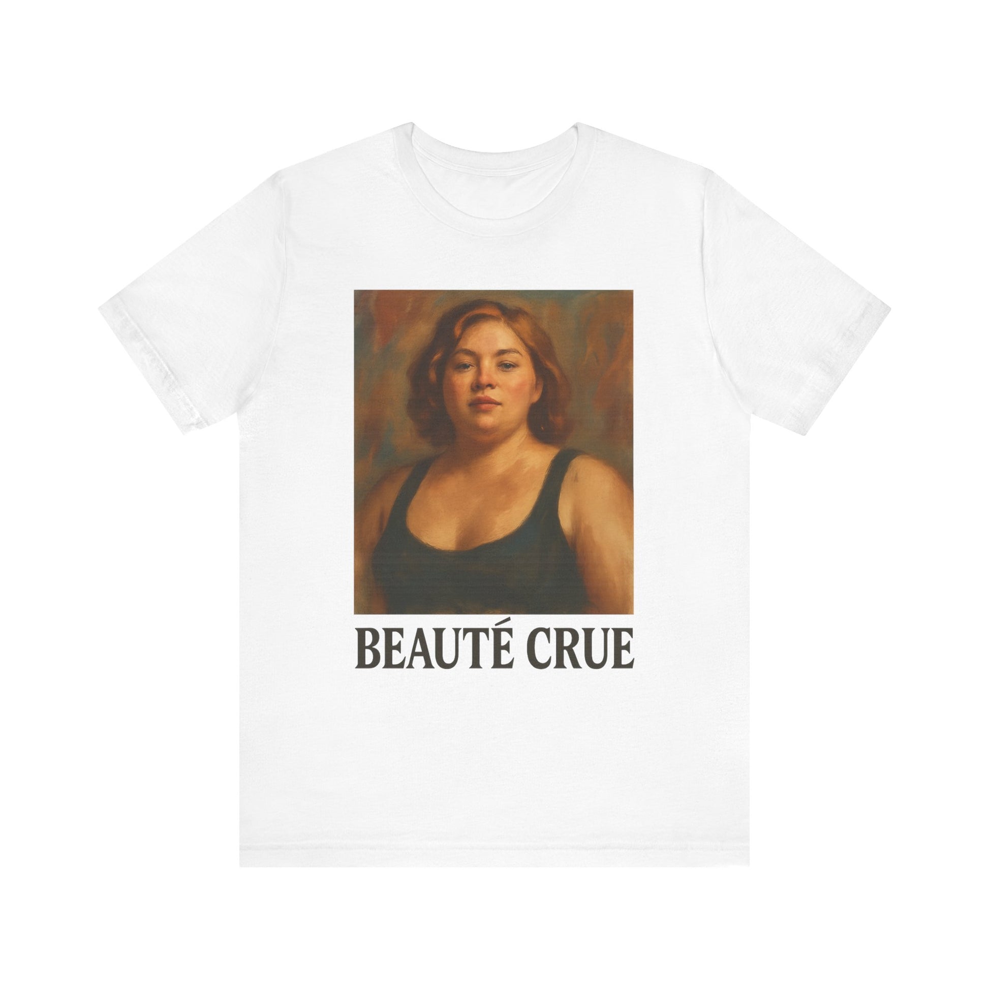 Artistic Unisex Tee: 'Beauté Crue', Casual Fashion, Vintage Art, Gift for Art Lovers, Unique T-Shirt, Statement Wear, Everyday Comfort