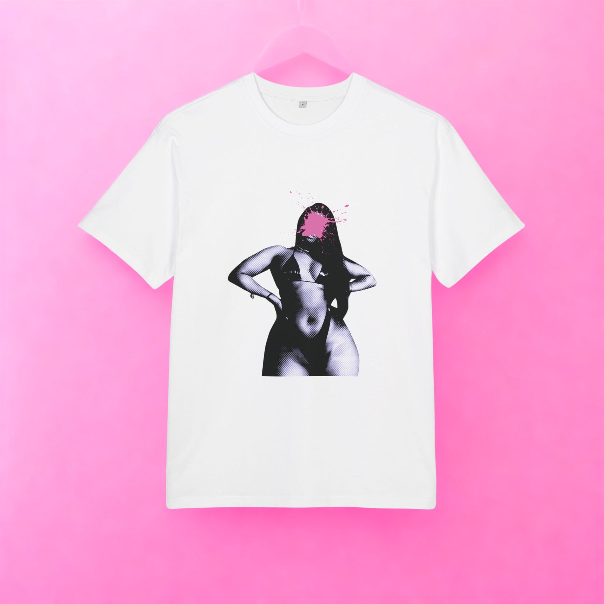 T-shirt “SPLASH BODY” | Art digital en bikini & expression choc