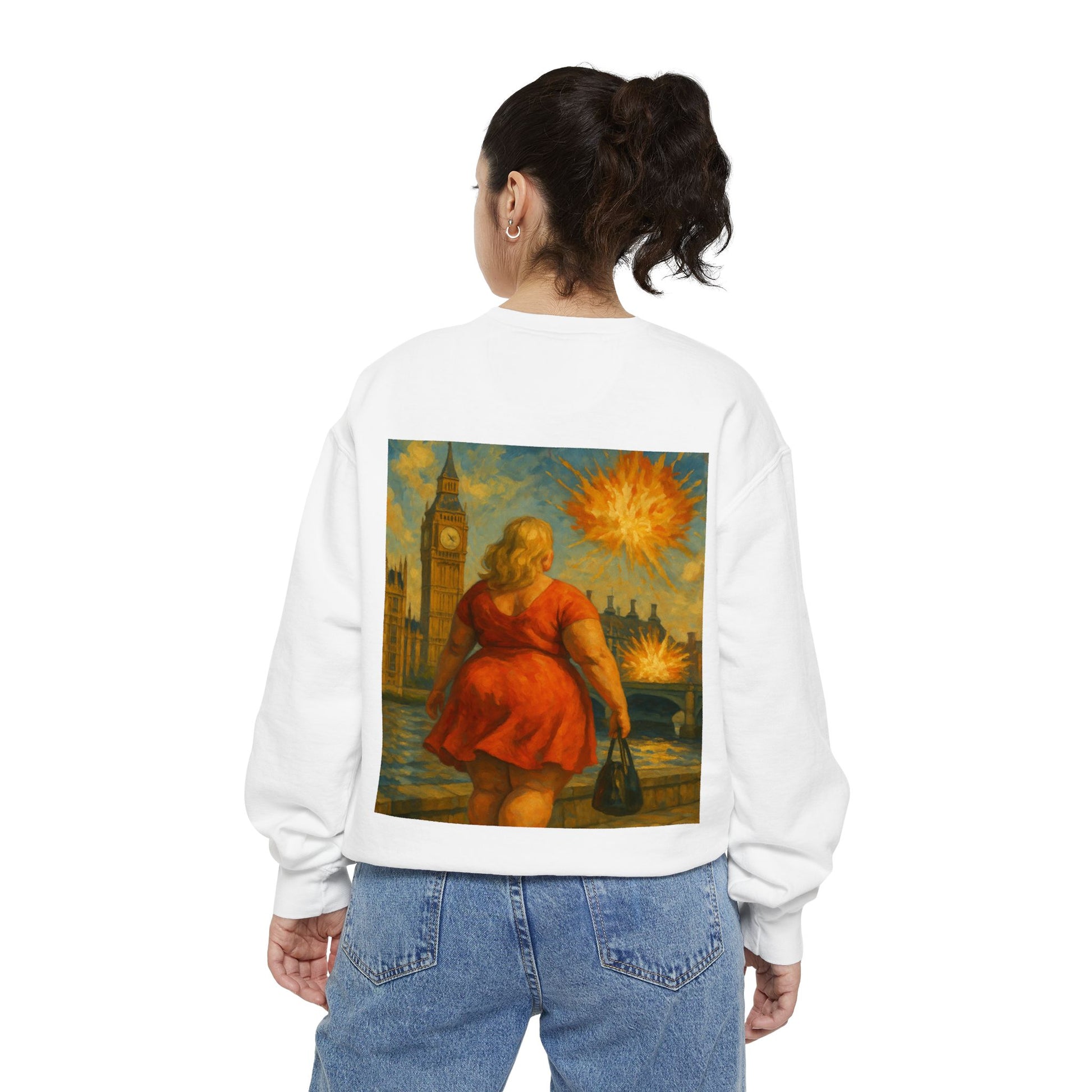 Sudadera "Big Bang at Westminster" - Edición visual impactante