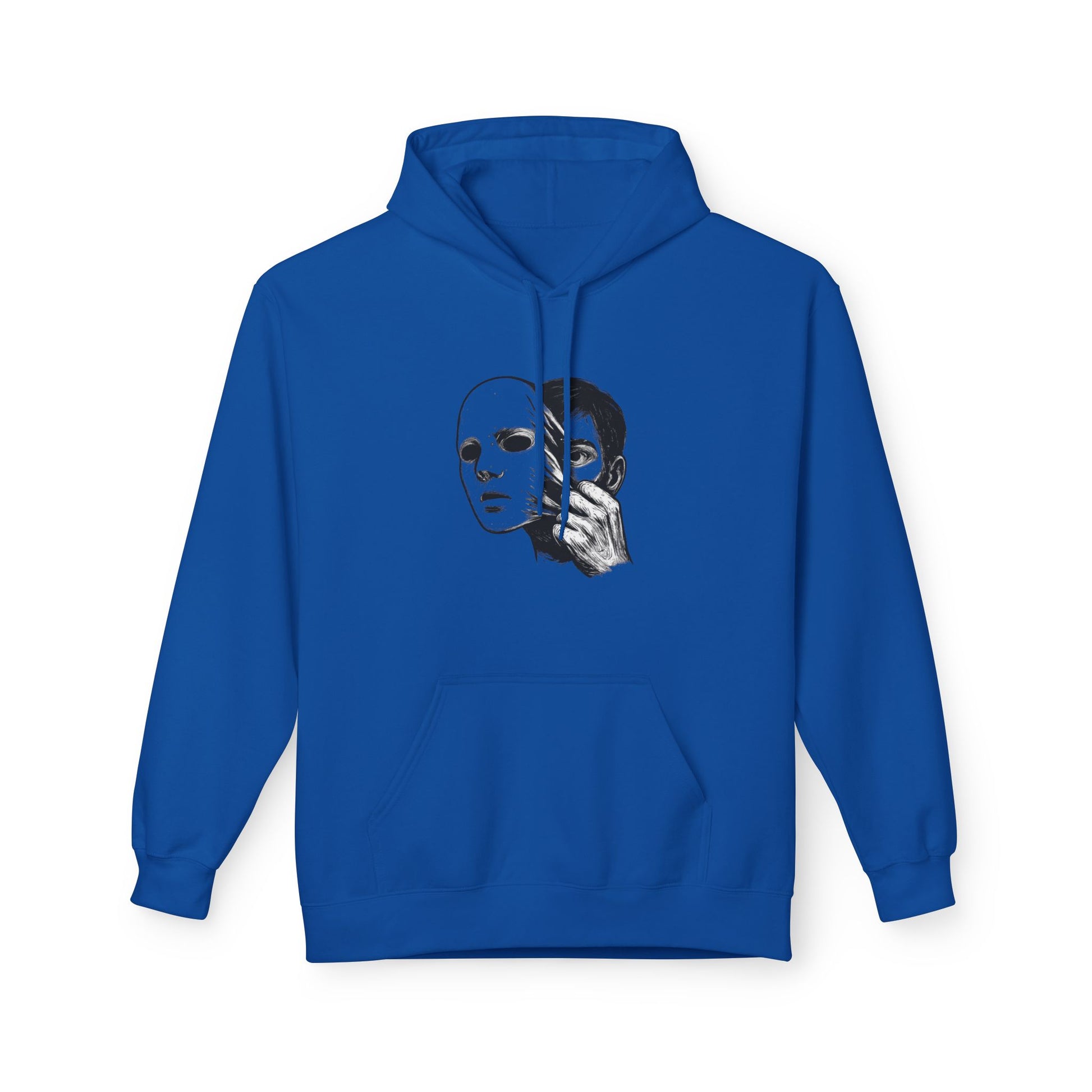Artistic Statement Fleece Hoodie - Unique Gift, Unisex Apparel, Comfortable Layer, Casual Wear, Self-Expression, Trendy Style