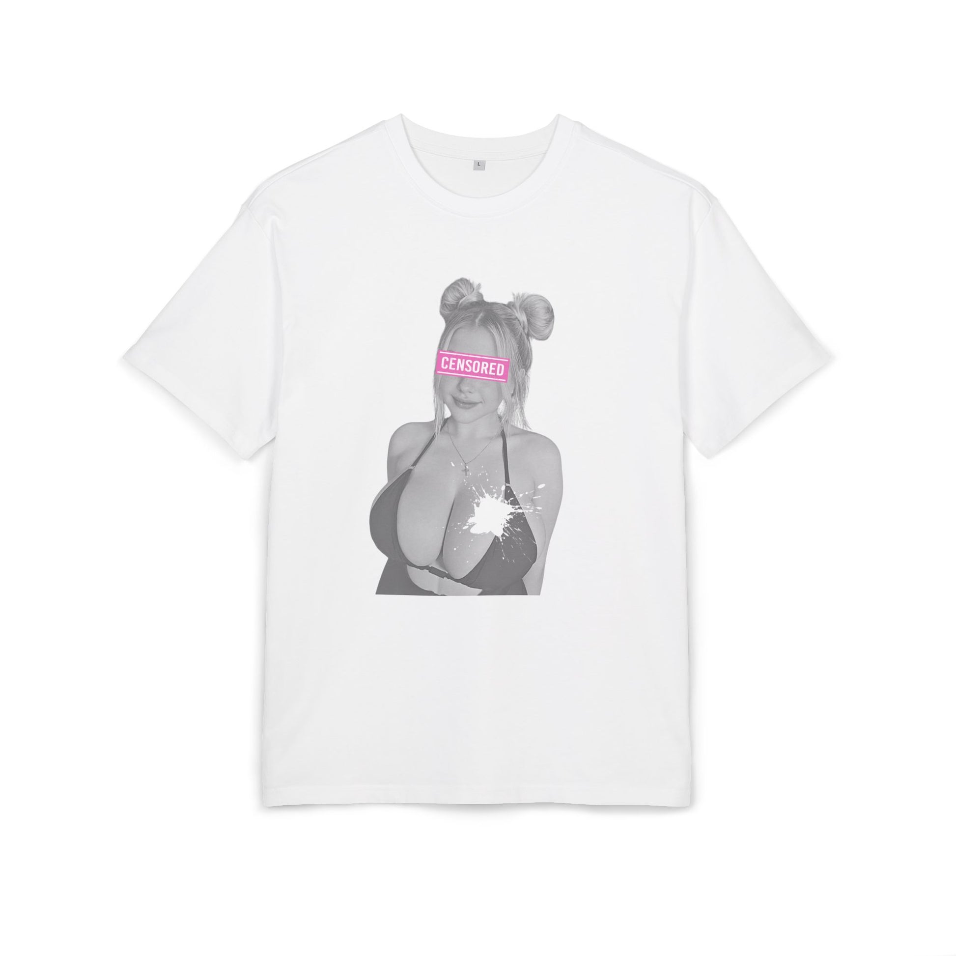 T-shirt “Censored Splash” | Provocation Pop & Esthétique Satirique