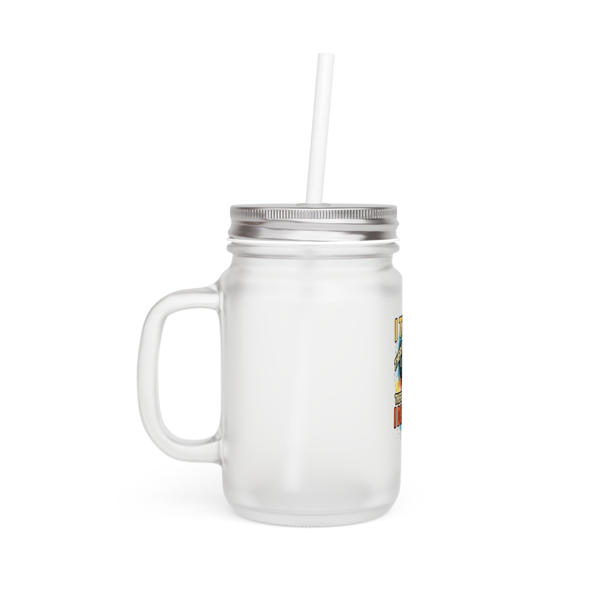 Mason Jar "I Think Therefore I Disobey"  | Rébellion Stylée