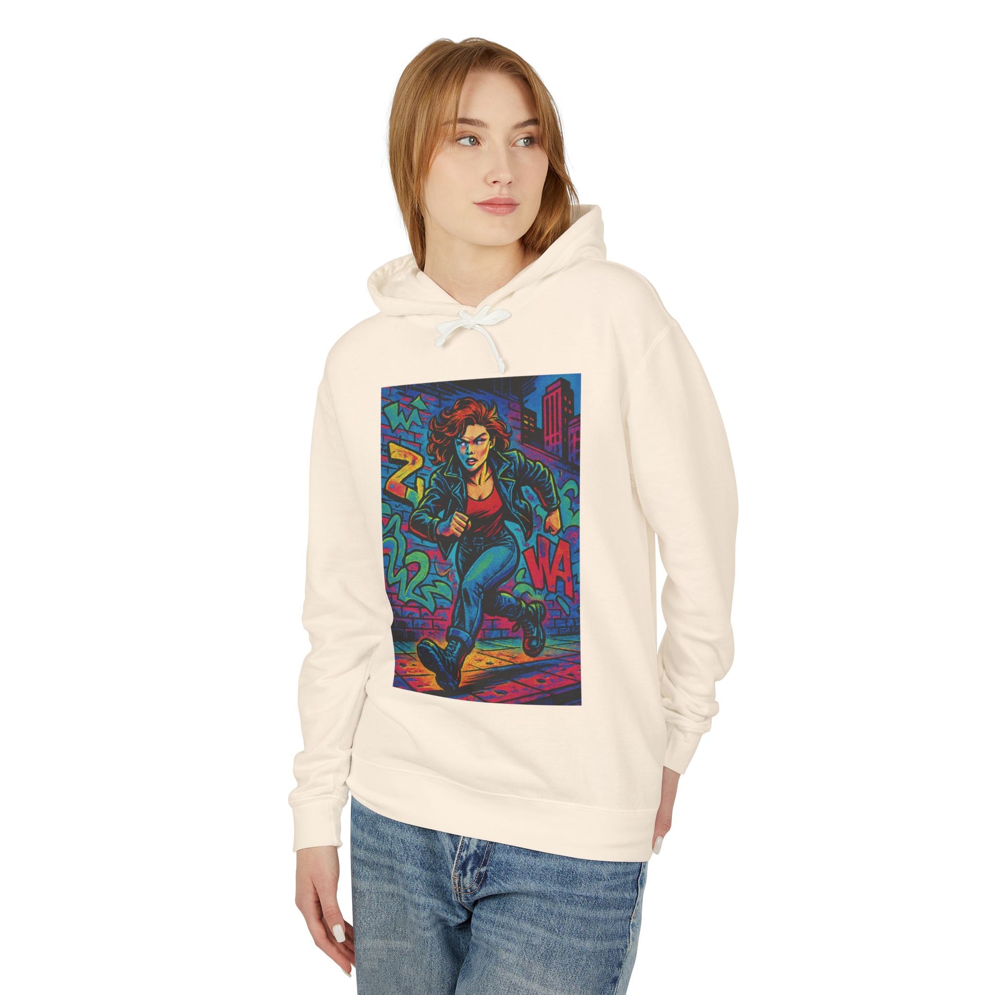 Sudadera ligera unisex con capucha: inspiración de arte urbano
