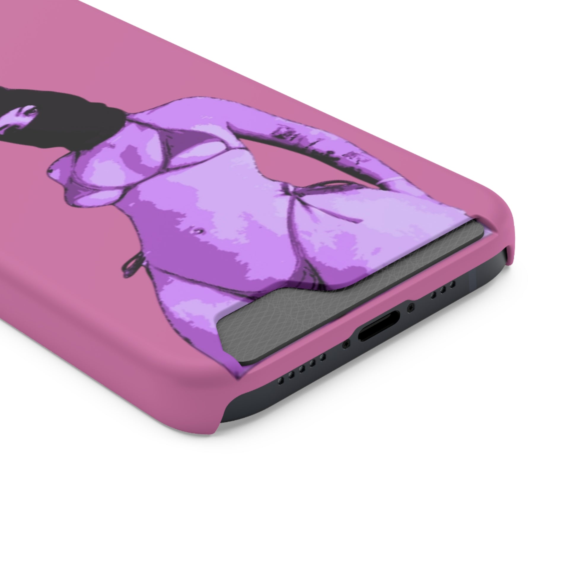 Coque de Téléphone Chic avec Porte-Carte – Élégance et Praticité