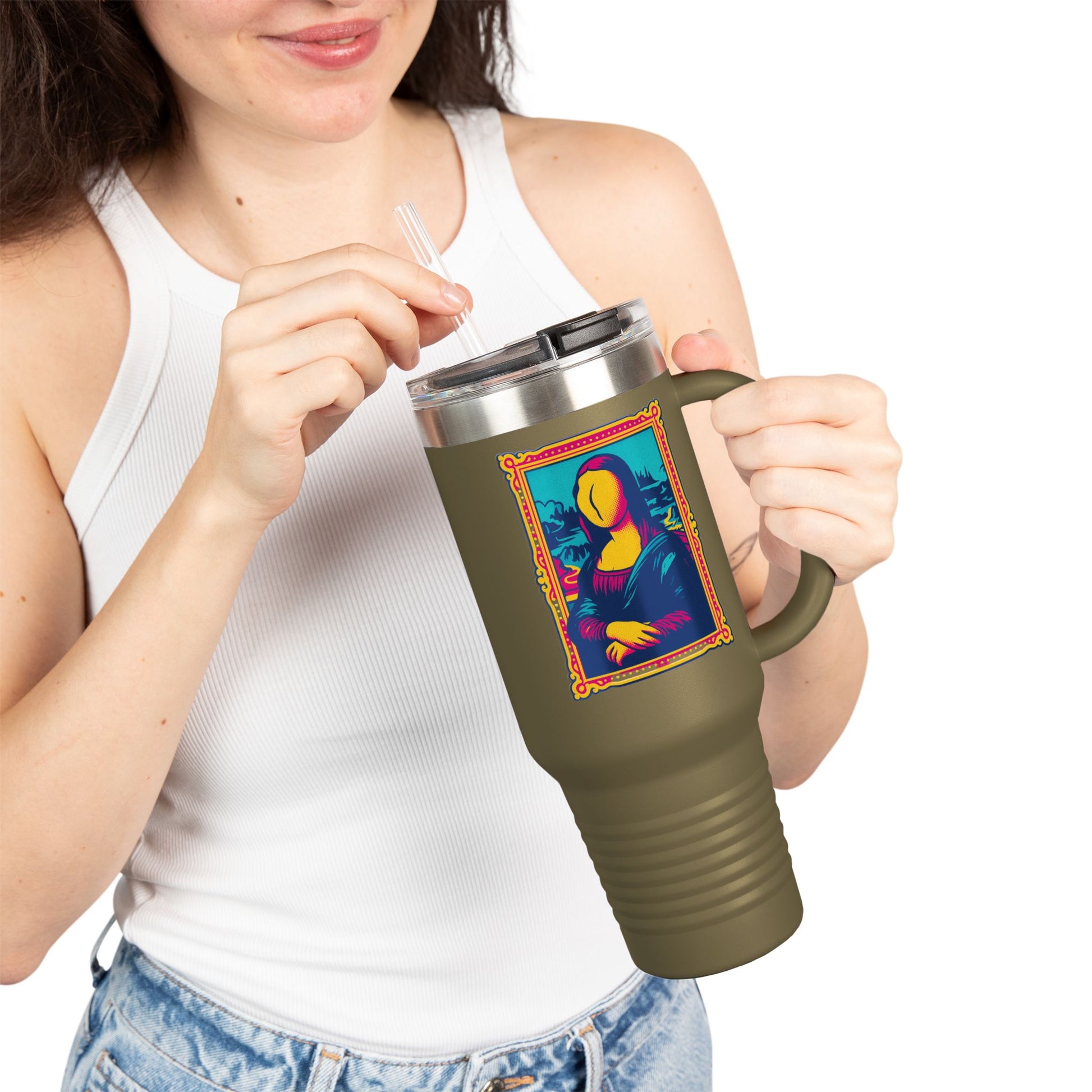 Tasse Thermique "Mona WTF" – 887 ml