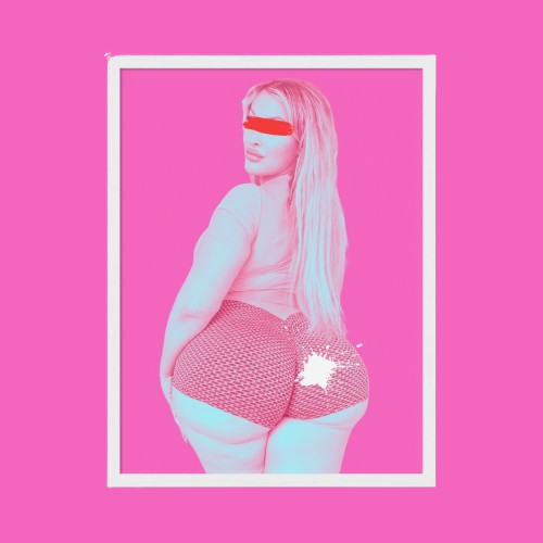 Backshot Redacted – Affiche Pop Digitale | Censure & Body-Positive