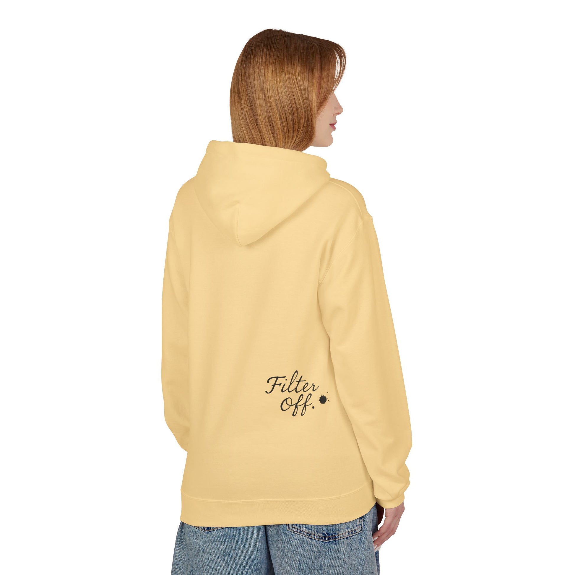 Artistic Statement Fleece Hoodie - Unique Gift, Unisex Apparel, Comfortable Layer, Casual Wear, Self-Expression, Trendy Style