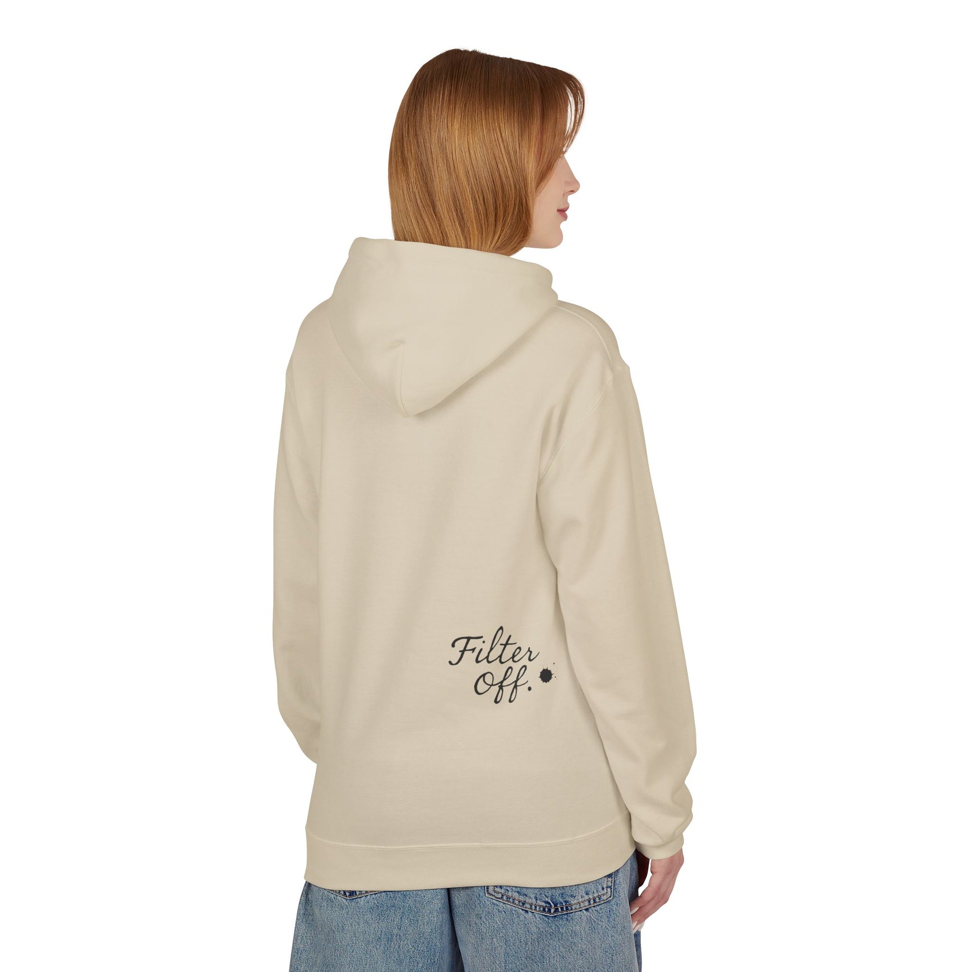 Artistic Statement Fleece Hoodie - Unique Gift, Unisex Apparel, Comfortable Layer, Casual Wear, Self-Expression, Trendy Style