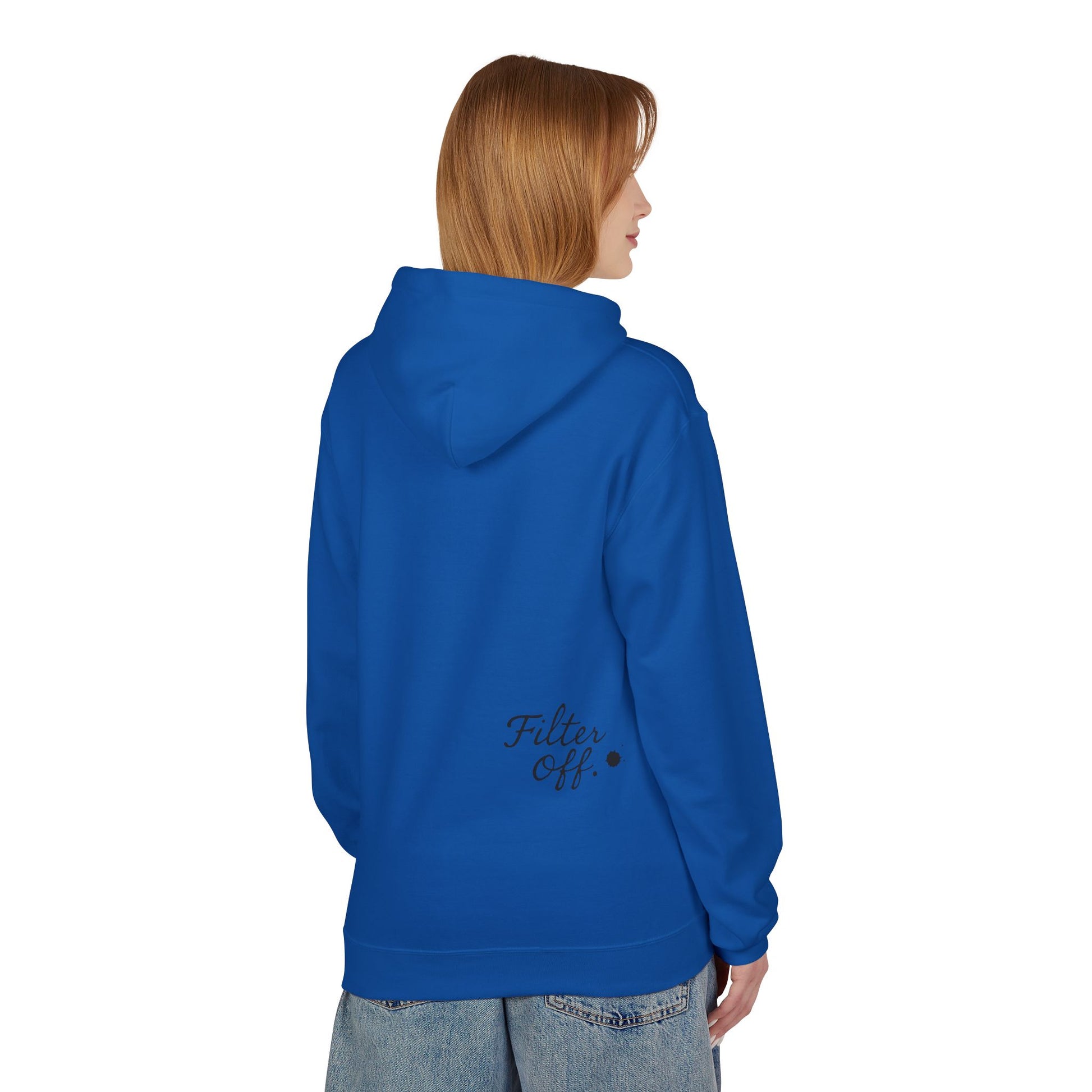 Artistic Statement Fleece Hoodie - Unique Gift, Unisex Apparel, Comfortable Layer, Casual Wear, Self-Expression, Trendy Style