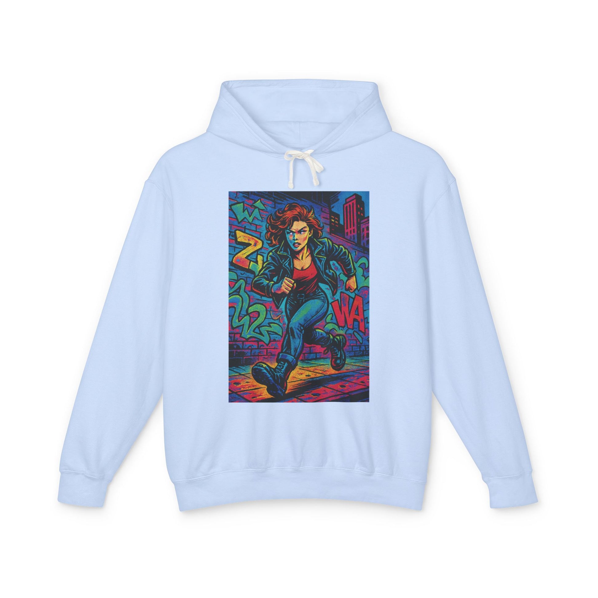 Sudadera ligera unisex con capucha: inspiración de arte urbano