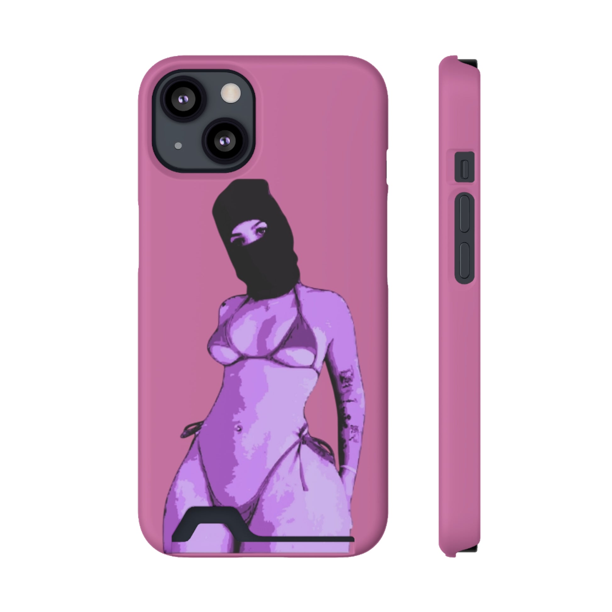 Coque de Téléphone Chic avec Porte-Carte – Élégance et Praticité