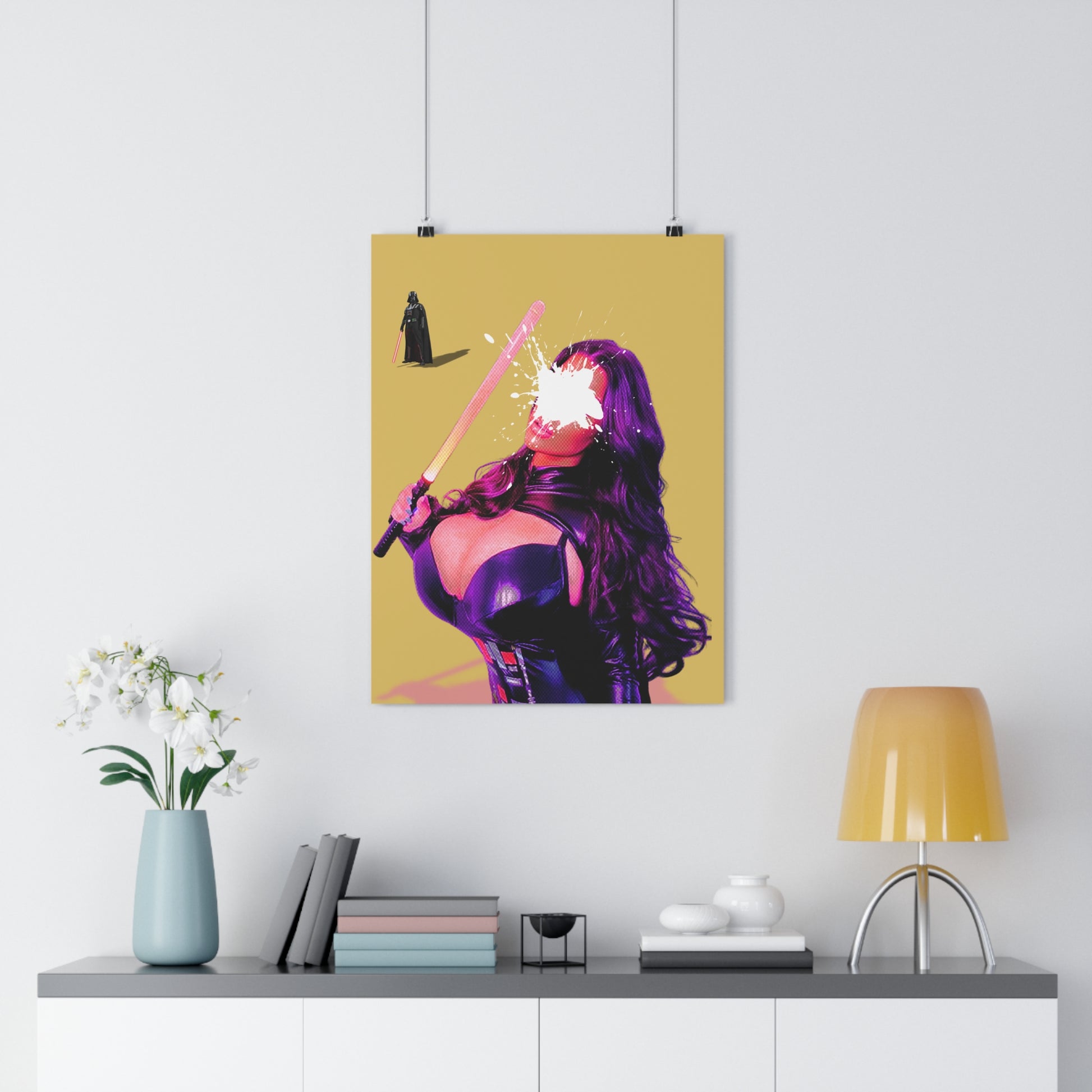 DARK V. – Affiche d'Art Numérique Giclée Audacieuse