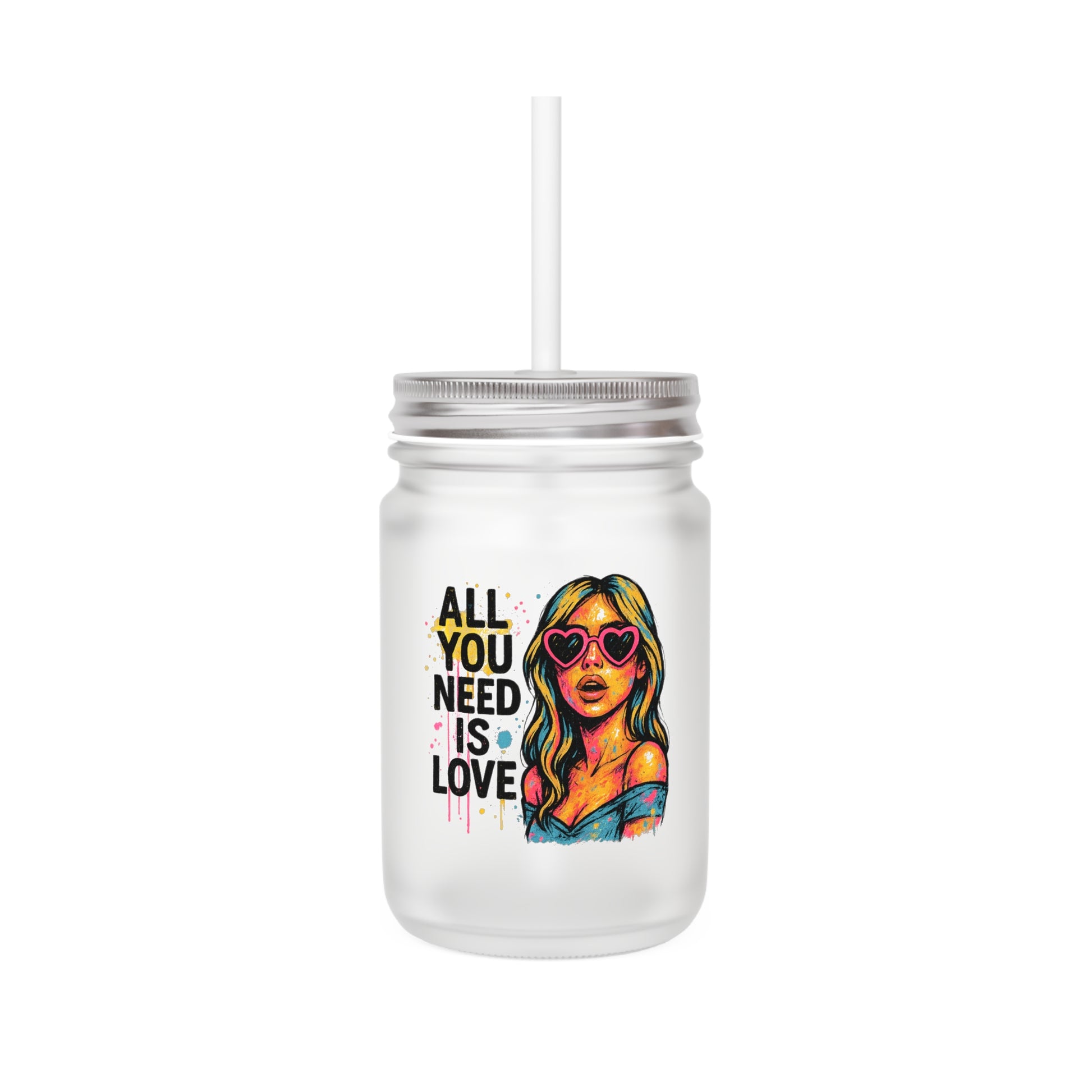 Mason Jar | All You Need Is Love | Style Pop Art