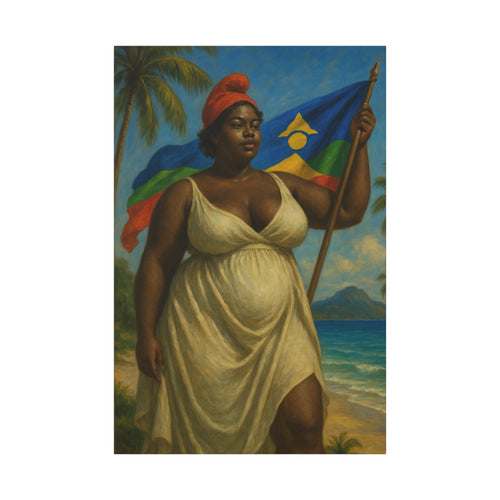 Affiche artistique "Marianne Caraïbéenne"