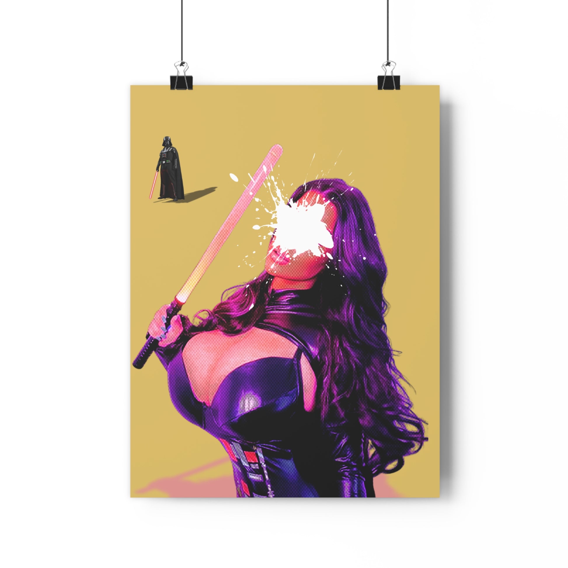 DARK V. – Affiche d'Art Numérique Giclée Audacieuse
