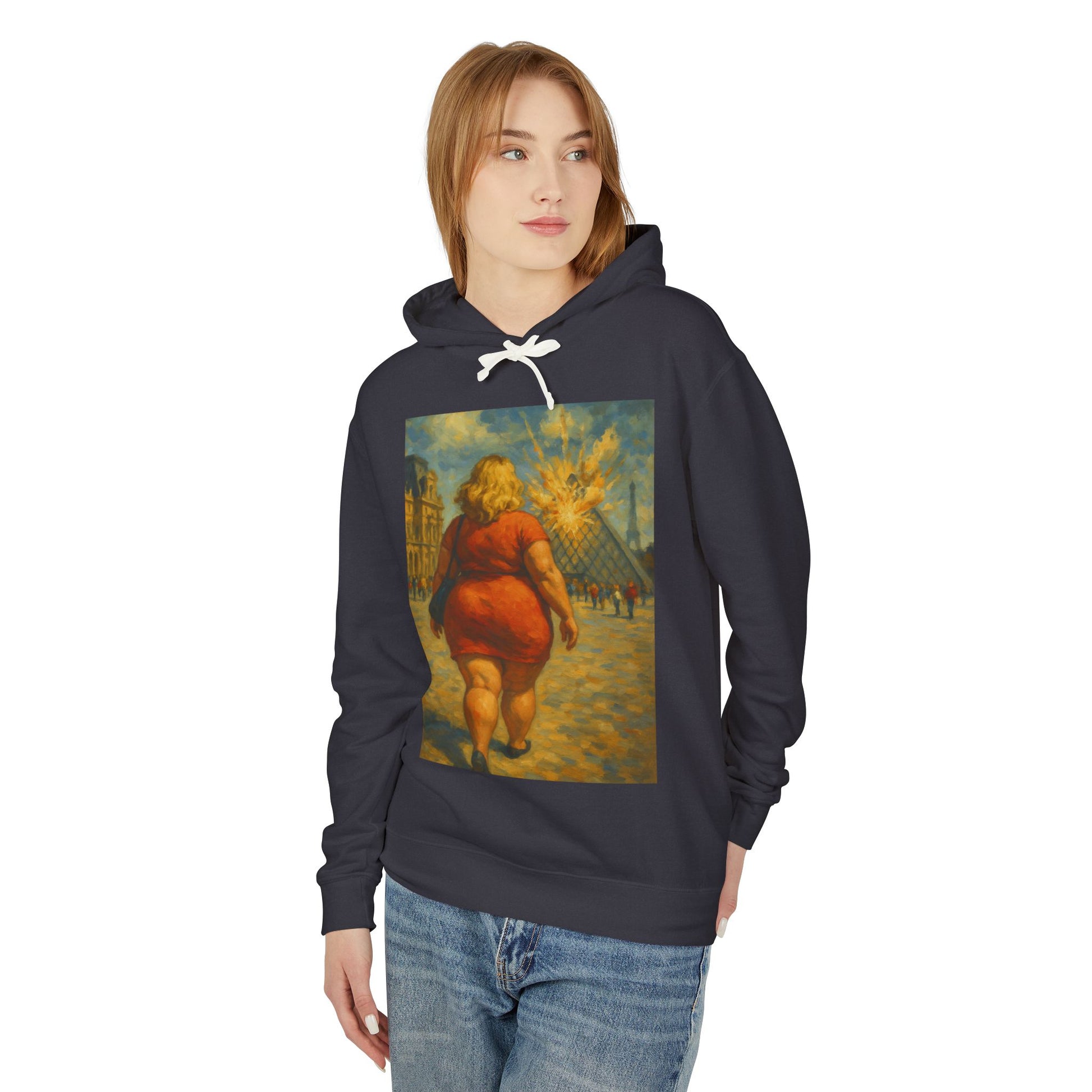 Sudadera ligera unisex: elegancia artística para el día a día