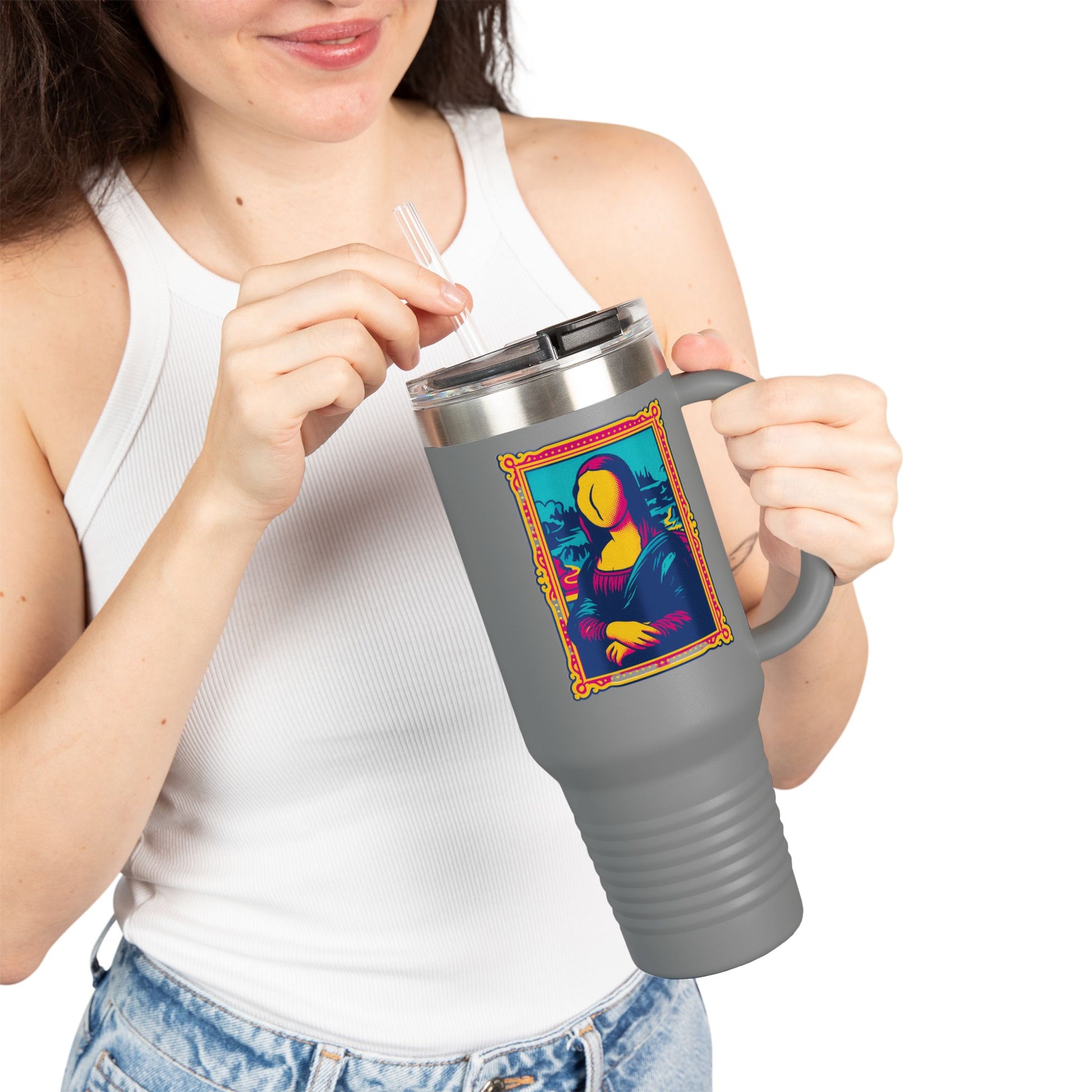 Tasse Thermique "Mona WTF" – 887 ml