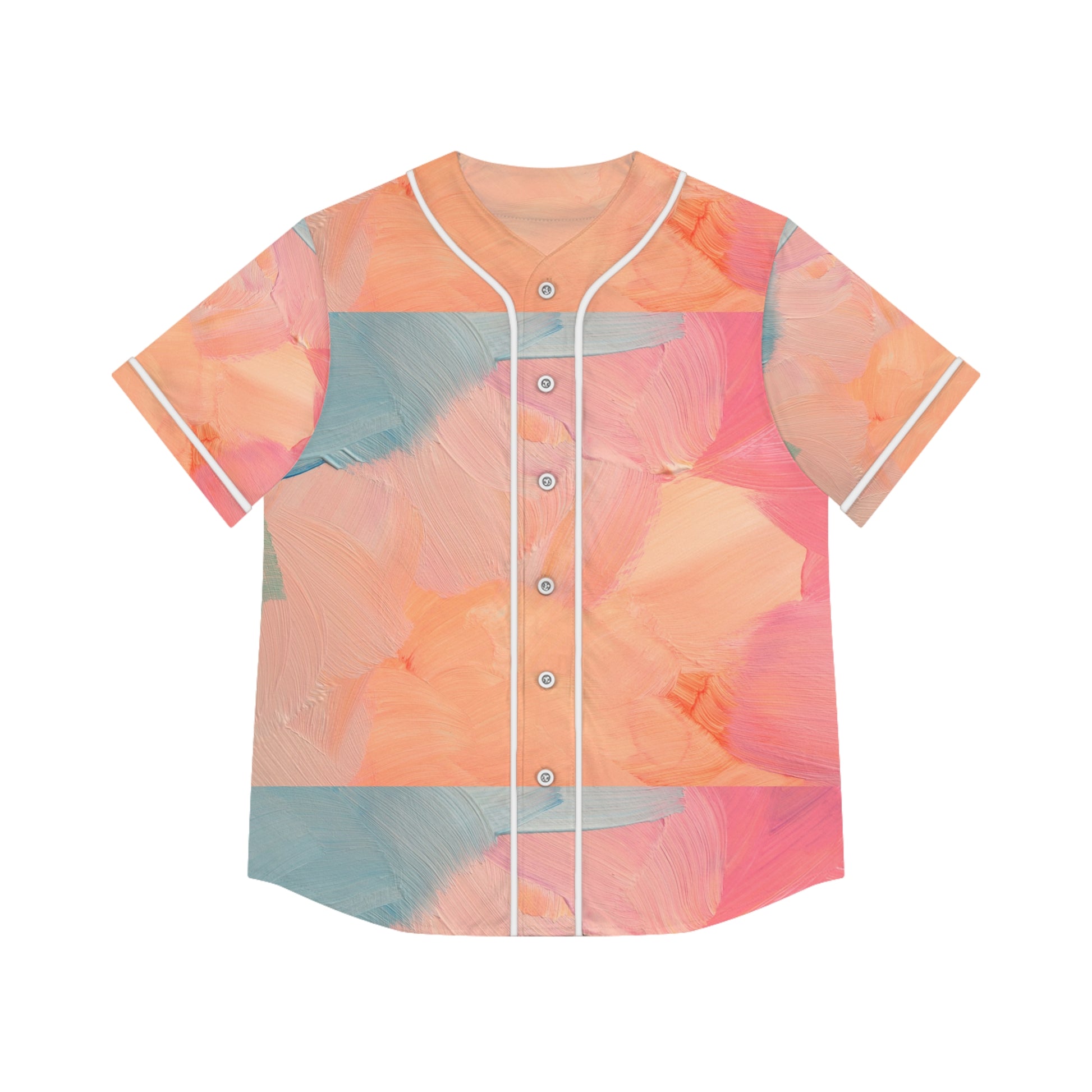 Camiseta de béisbol artística para mujer: estilo deportivo y colorido