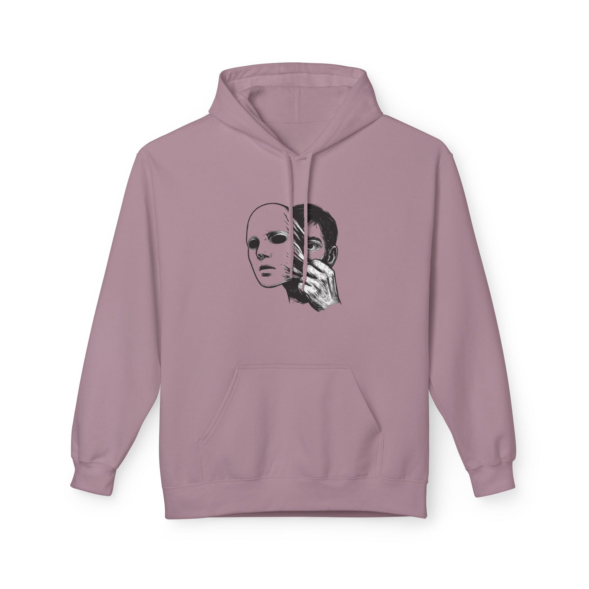 Artistic Statement Fleece Hoodie - Unique Gift, Unisex Apparel, Comfortable Layer, Casual Wear, Self-Expression, Trendy Style