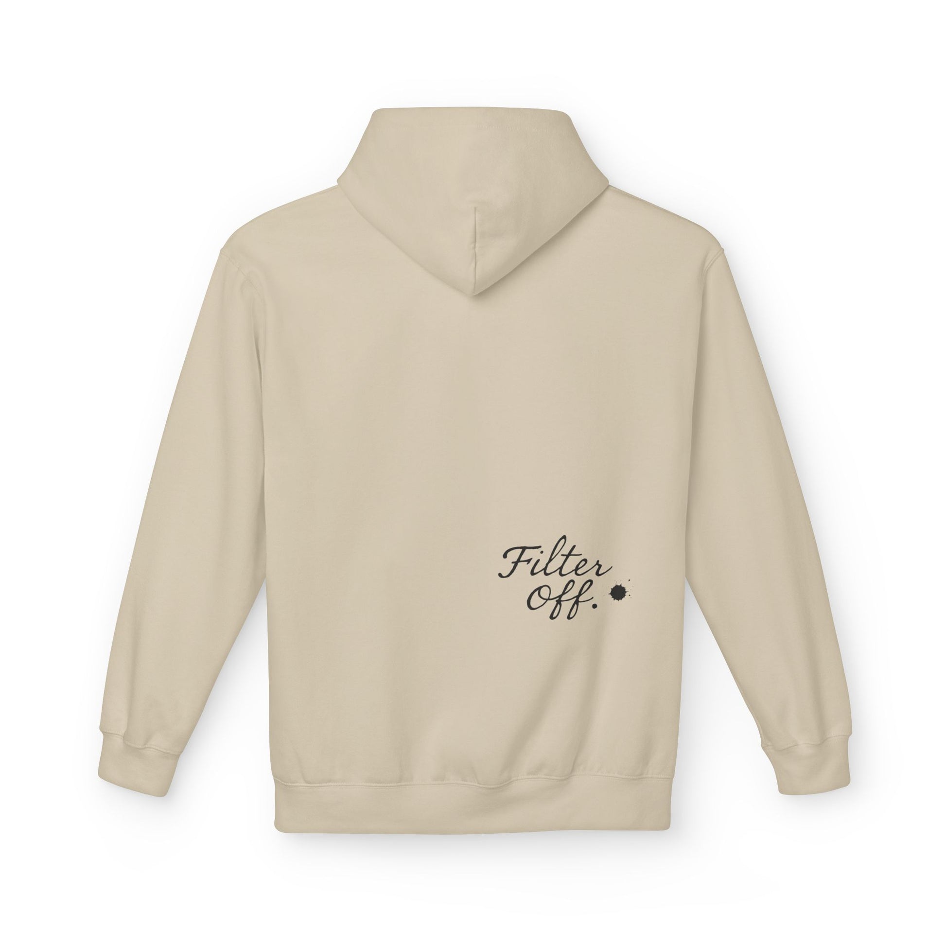 Artistic Statement Fleece Hoodie - Unique Gift, Unisex Apparel, Comfortable Layer, Casual Wear, Self-Expression, Trendy Style