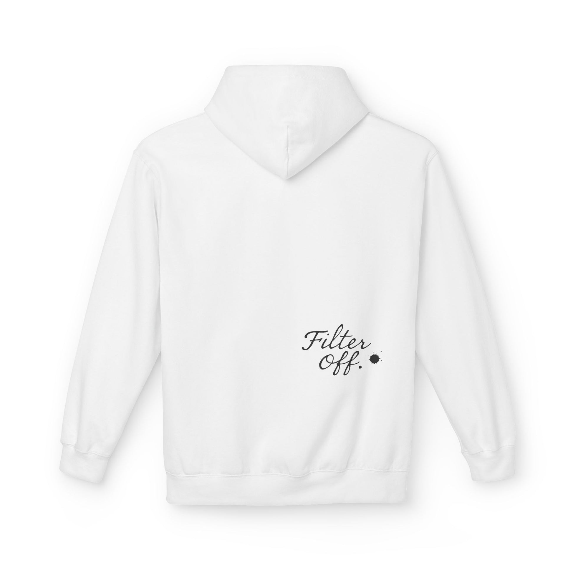 Artistic Statement Fleece Hoodie - Unique Gift, Unisex Apparel, Comfortable Layer, Casual Wear, Self-Expression, Trendy Style