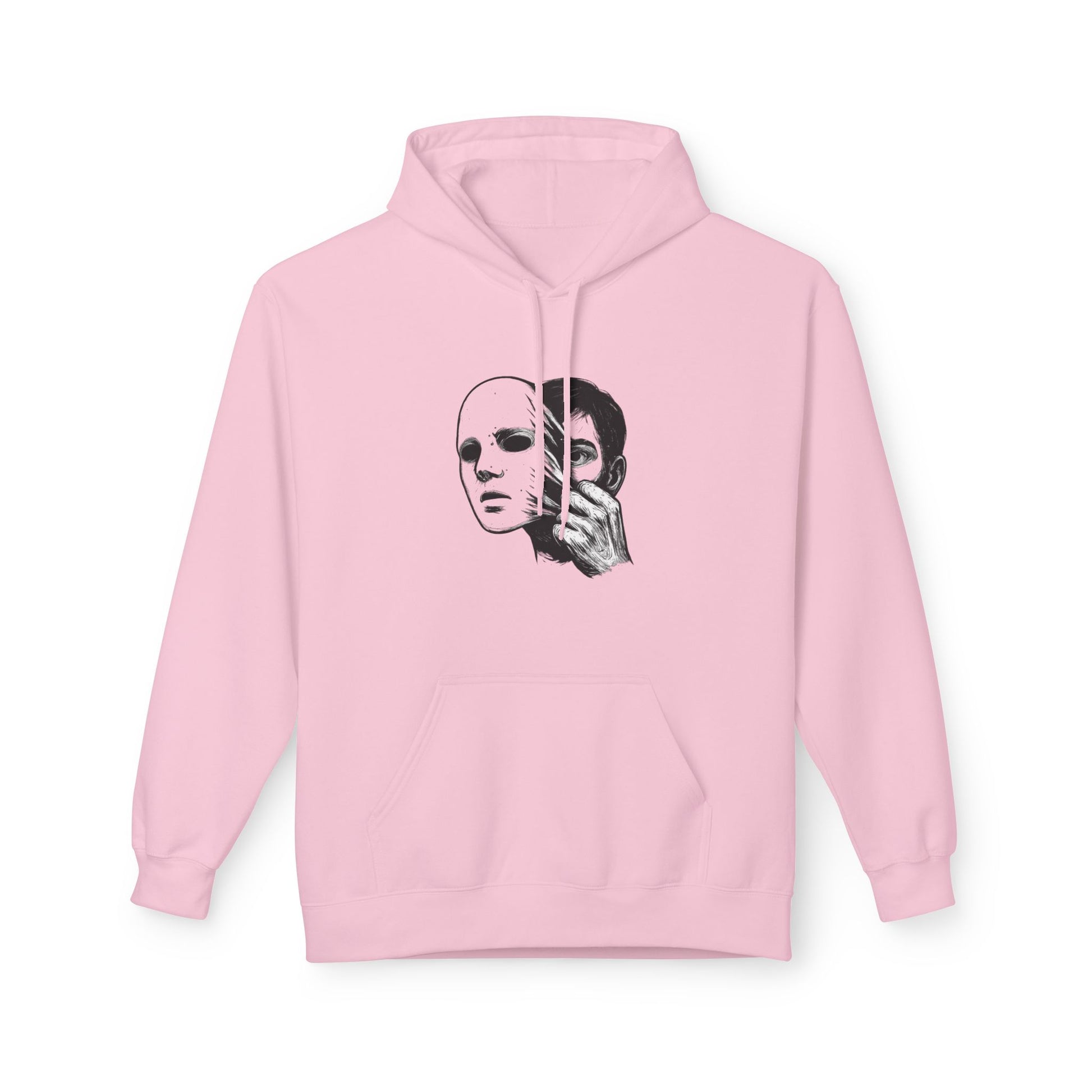 Artistic Statement Fleece Hoodie - Unique Gift, Unisex Apparel, Comfortable Layer, Casual Wear, Self-Expression, Trendy Style