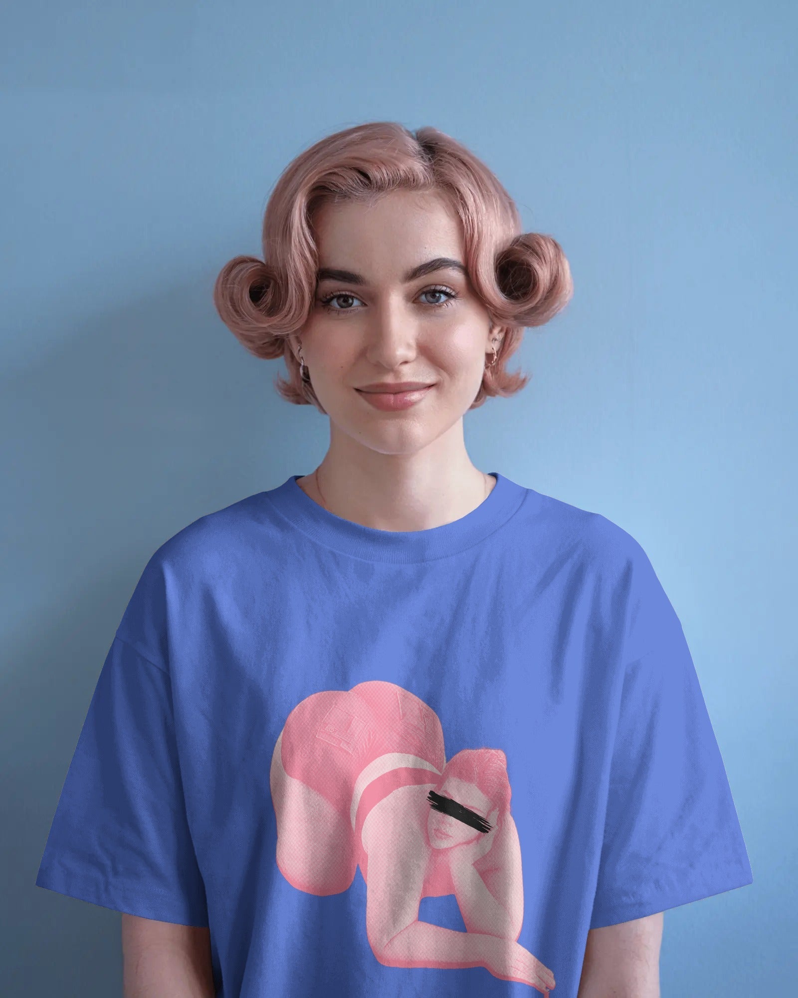 T-shirt Art Pop – “Bold Pink” | Impression Artistique Audacieuse
