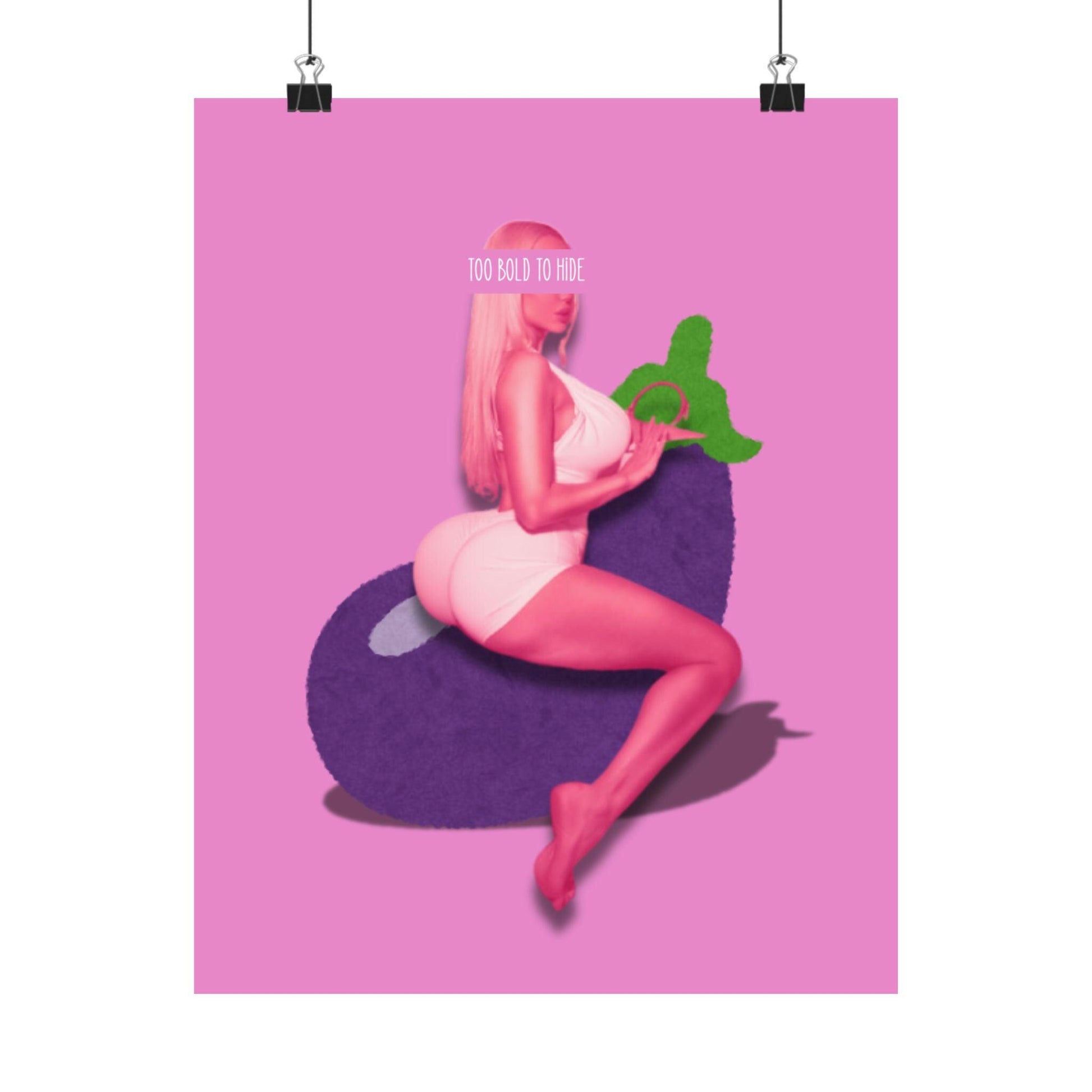 Poster | Too Bold to Hide | L'Art Audacieux de la Confiance |