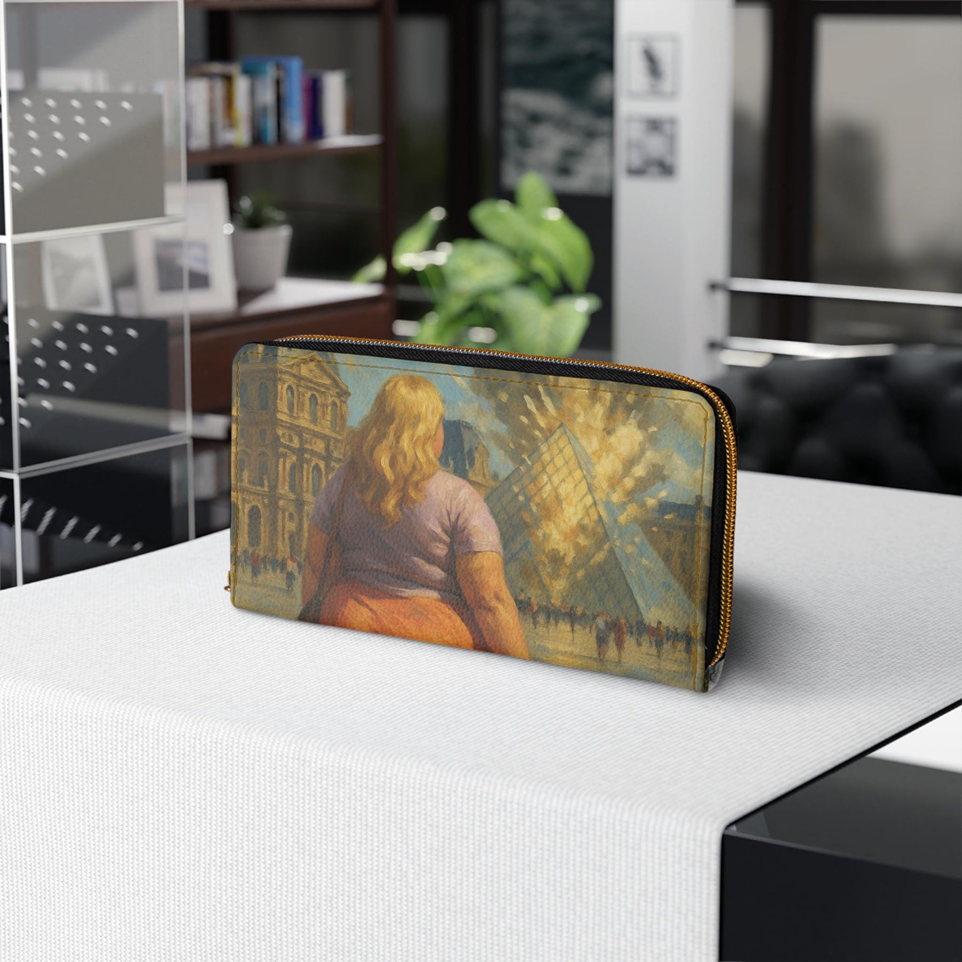 Portefeuille Artistique | Explosion au Louvre | Artistic Wallet | Louvre Explosion