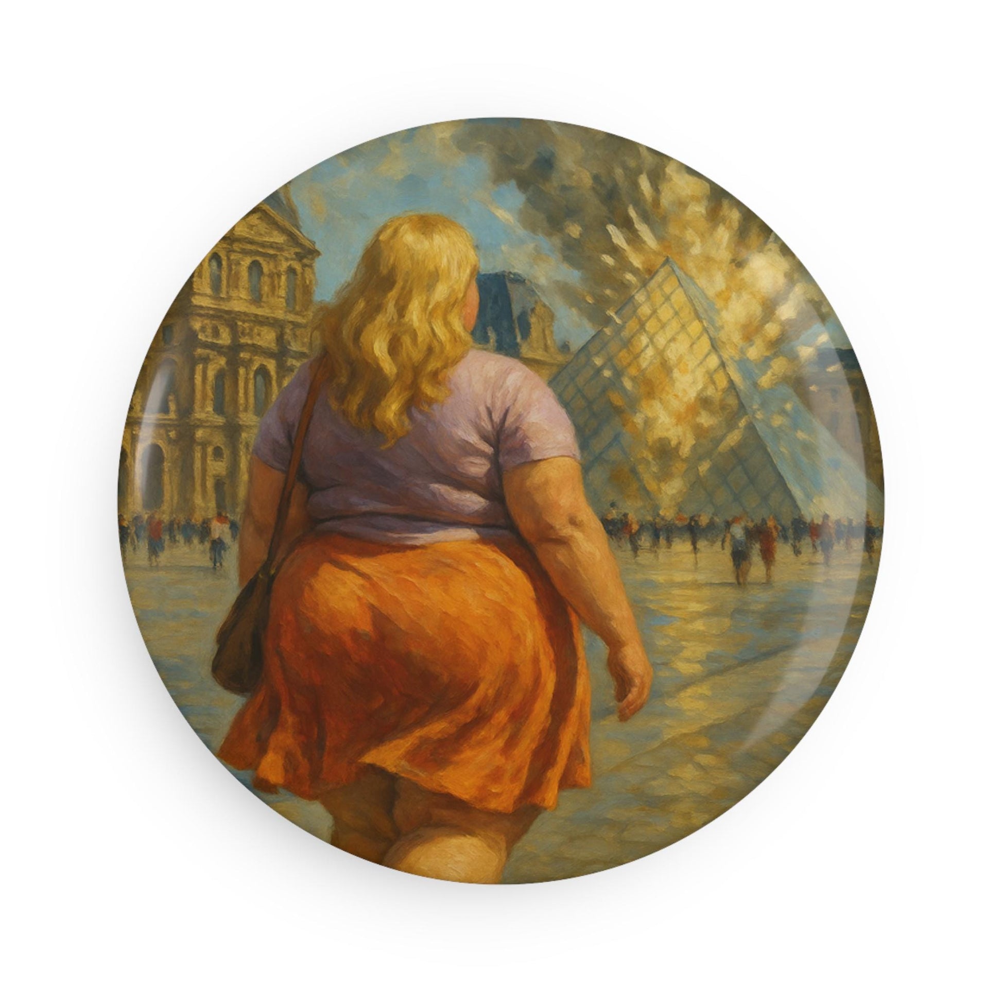 Assiette Murale | Explosion au Louvre | Collection Assthingland